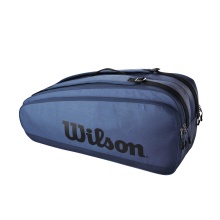 Wilson Tennis-Racketbag Tour (Schlägertasche, 2 Hauptfächer) 2023 blau 6er